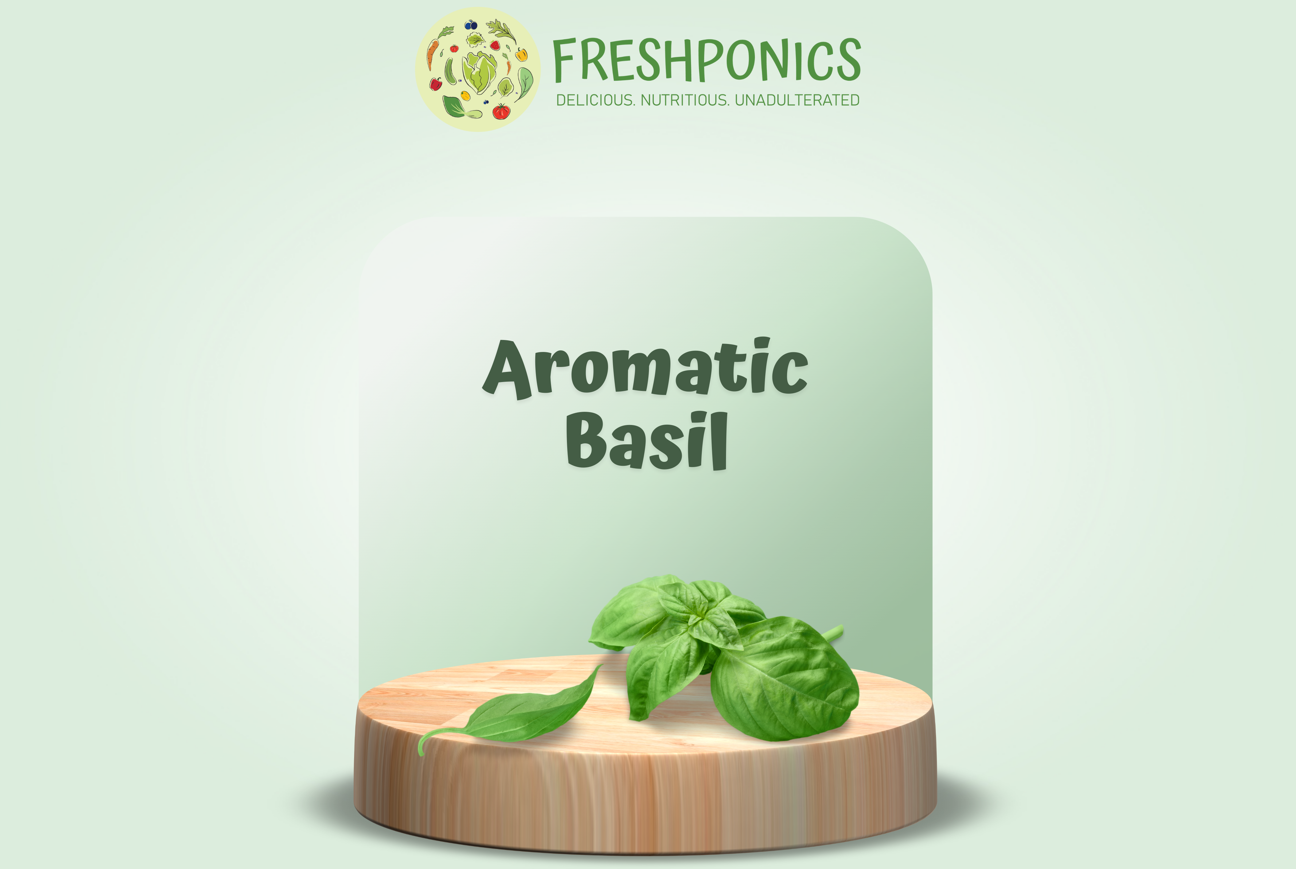 Aromatic Basil Freshponics